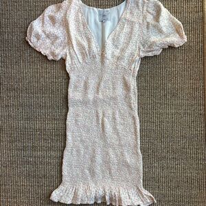 Area Stars Floral Dress Pink and White SIze S